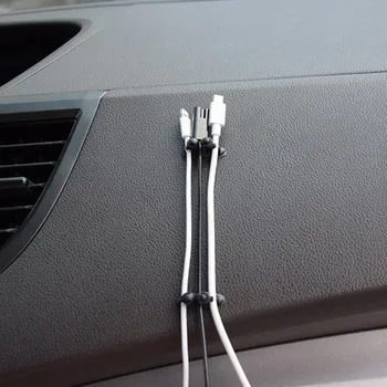 Автомобилно табло Телефонно зарядно устройство Кабелен мениджър Авто интериорни аксесоари за Hyundai i10 i20 i30 i40 ix20 ix35 ix55 акцент tucson
