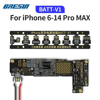 Ключалката за свързване на батерията BATT-V1 V2 FPC конектор е подходящ за IPhone 6 7 8 x 11 12 13 14 серия дънна платка Boot Power Bank