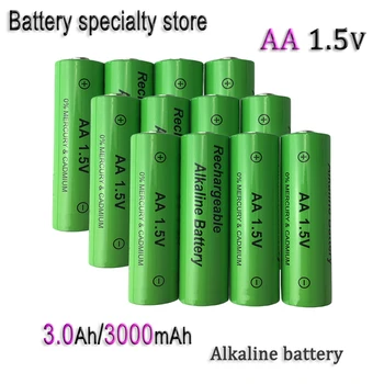  AA 1.5V 3000mAh / 3.0Ah алкална акумулаторна батерия, подходяща за MP3 RC играчки LED Flashligh