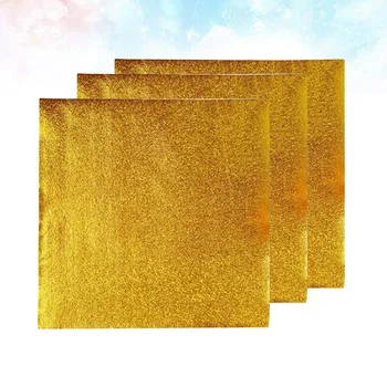 алуминиево фолио хартия златно фолио хартия шоколад опаковъчна хартия подарък пакет портокалова кора за опаковане шоколад (златен)