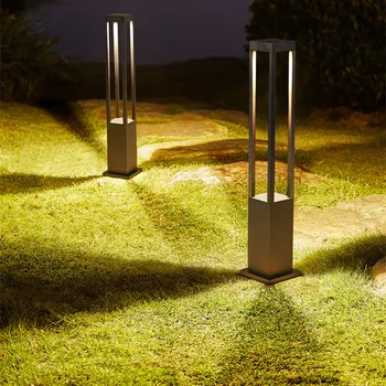 10W COB водоустойчив LED пътека светлина модерен алуминий градина тревата стълб светлина открит вила пейзаж пътека светлина боларди лампи