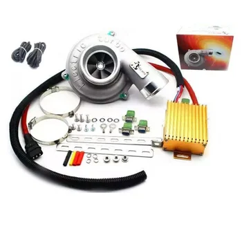 Electric Turbo Supercharg Er Kit Thrust Motorcycle Electric Turbocharger Air Filter Intake For All Car Improve Speed