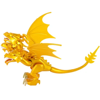 MOC 18cm GodAzillas King Ghidorah Триглав дракон животни модел действие фигура колекция чудовище играчка деца рожден ден подаръци