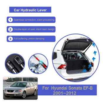 За Hyundai Sonata EF-B MK4 хидравличен прът 2001 ~ 2012 2006 кола багажника багажника газ подпори шок подпора повдигане подкрепа авто аксесоари
